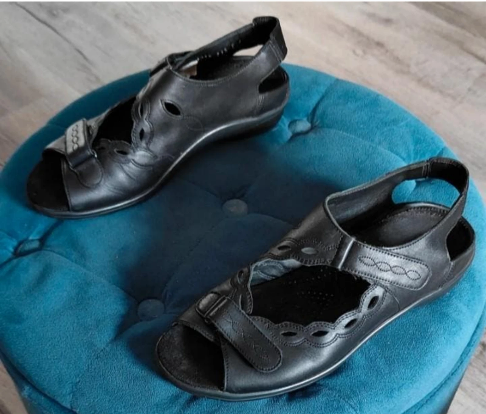 Beautiful black sandals Durea size 37 – photo 2